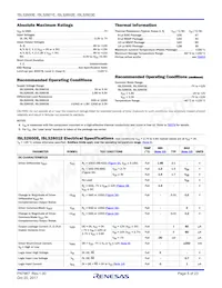 ISL32601EFUZ Datasheet Page 5