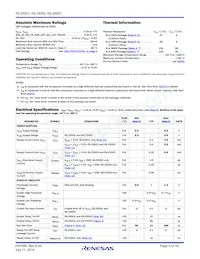 ISL33001IBZ-T Datasheet Page 4