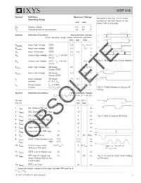 IXDP610PI Datasheet Page 2