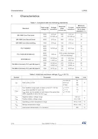 LCP22-150B1RL Datasheet Page 2