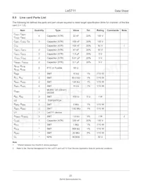 LE57D111BTCT Datasheet Page 22