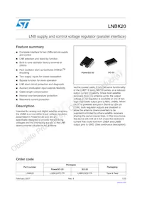 LNBK20PD-TR Datasheet Cover