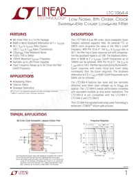 LTC1064-4MJ Datasheet Cover
