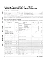 MAX13054ESA-T Datasheet Page 2