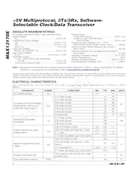 MAX13170ECAI+T Datasheet Page 2