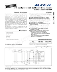 MAX13172ECAI+T Datasheet Cover