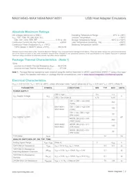 MAX14641ETA+TGH7 Datasheet Page 2