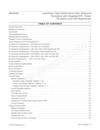 MAX2082CXD+ Datasheet Pagina 3