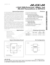 MAX3188EEUT/GH9-T Datasheet Cover