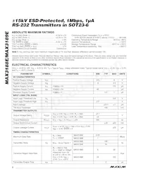 MAX3188EEUT/GH9-T Datasheet Pagina 2