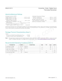 MAX31913AUI+T Datasheet Page 3