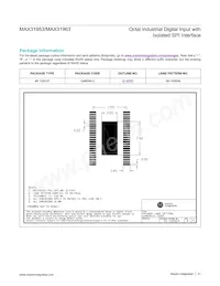 MAX31963AUM+T Datasheet Page 21