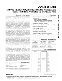 MAX3248EEAI+ Datenblatt Cover