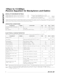 MAX3787ABL+T Datasheet Page 2