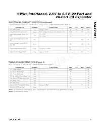 MAX7301ANI+數據表 頁面 3