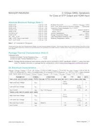 MAX9293GTN/V+ Datasheet Page 7