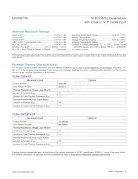 MAX96706GTJ+T Datenblatt Seite 6
