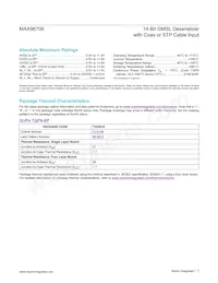 MAX96708GTJ/V+T Datasheet Page 7