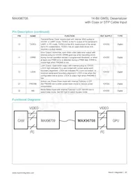 MAX96708GTJ/V+T 데이터 시트 페이지 20