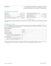MAX96711GTJ+ Datasheet Page 8