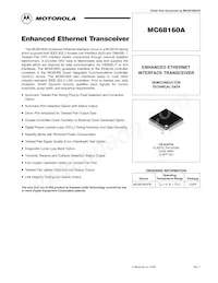 MC68160AFB Datasheet Cover