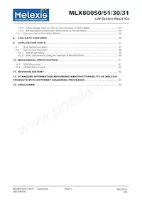 MLX80030KDC-BAA-000-SP Datasheet Pagina 3
