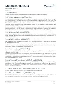 MLX80051KLW-BAA-000-TU Datasheet Page 20