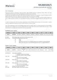 MLX80105KLQ-EAA-000-TU Datasheet Page 19