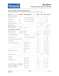 MLX90314LDF-BAA-000-RE Datasheet Page 3