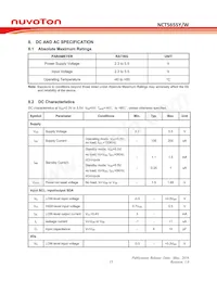 NCT5655Y Datasheet Page 19
