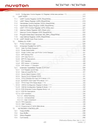 NCT6776D Datasheet Pagina 13