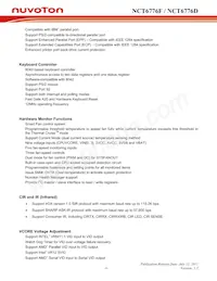 NCT6776D Datasheet Pagina 23