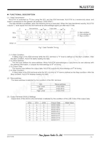 NJU3730M-TE1 Datasheet Page 3