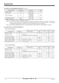 NJU3730M-TE1 Datenblatt Seite 4