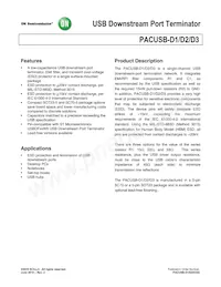 PACUSB-D2YB5R Datenblatt Cover