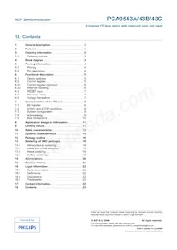 PCA9543CPW Datasheet Pagina 23