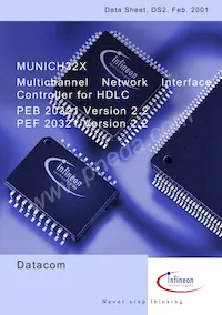 PEB20321H-V22 Datasheet Cover