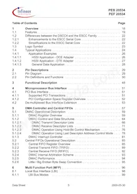 PEB20534H52-V2.1 Datasheet Page 5