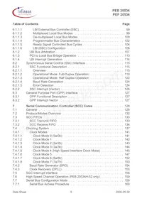 PEB20534H52-V2.1 Datasheet Page 6