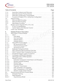 PEB20534H52-V2.1 Datasheet Page 7