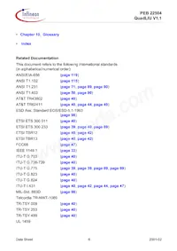 PEB22504HT-V11 Datasheet Page 6