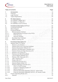 PEB2256H-V12數據表 頁面 3