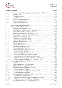 PEB2256H-V12 Datasheet Page 5