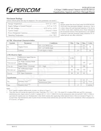 PI2EQX3211BHE Datasheet Page 3