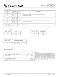 PI2EQX3232AZDE Datasheet Page 3