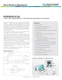 PI2EQX6741SLZDEX Datasheet Cover