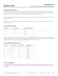 PI2EQX6864-AZFE Datasheet Page 4
