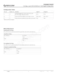 PI3EQX7742STZHE數據表 頁面 3