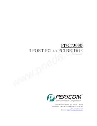 PI7C7300DNAE Datenblatt Cover