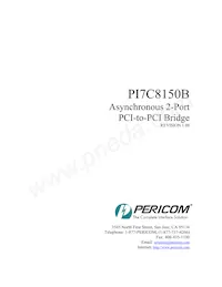 PI7C8150BMAIE Datenblatt Cover